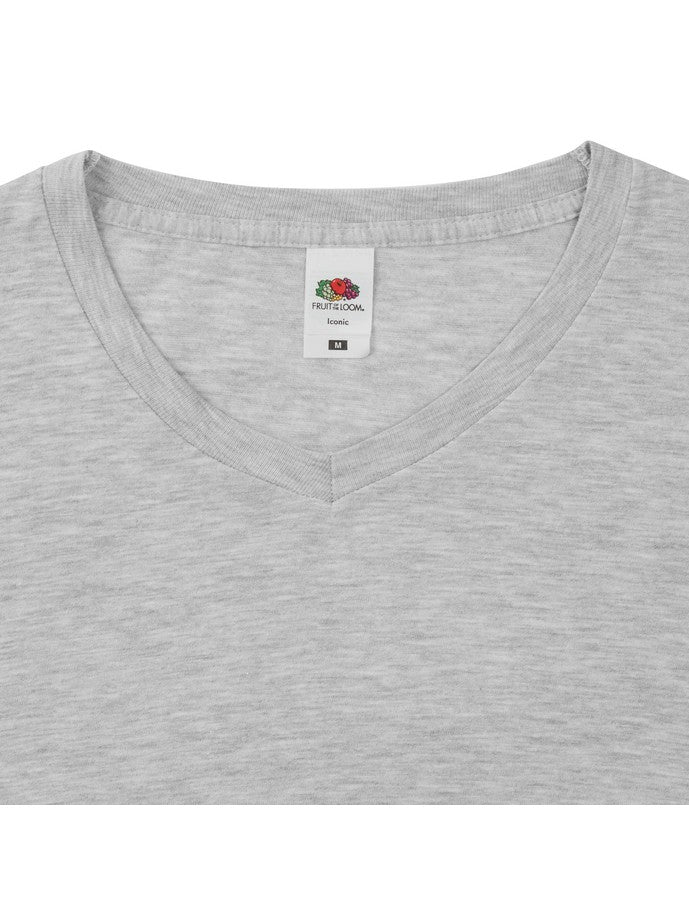 Camiseta Fruit Of The Loom Iconic 150 V-Neck T