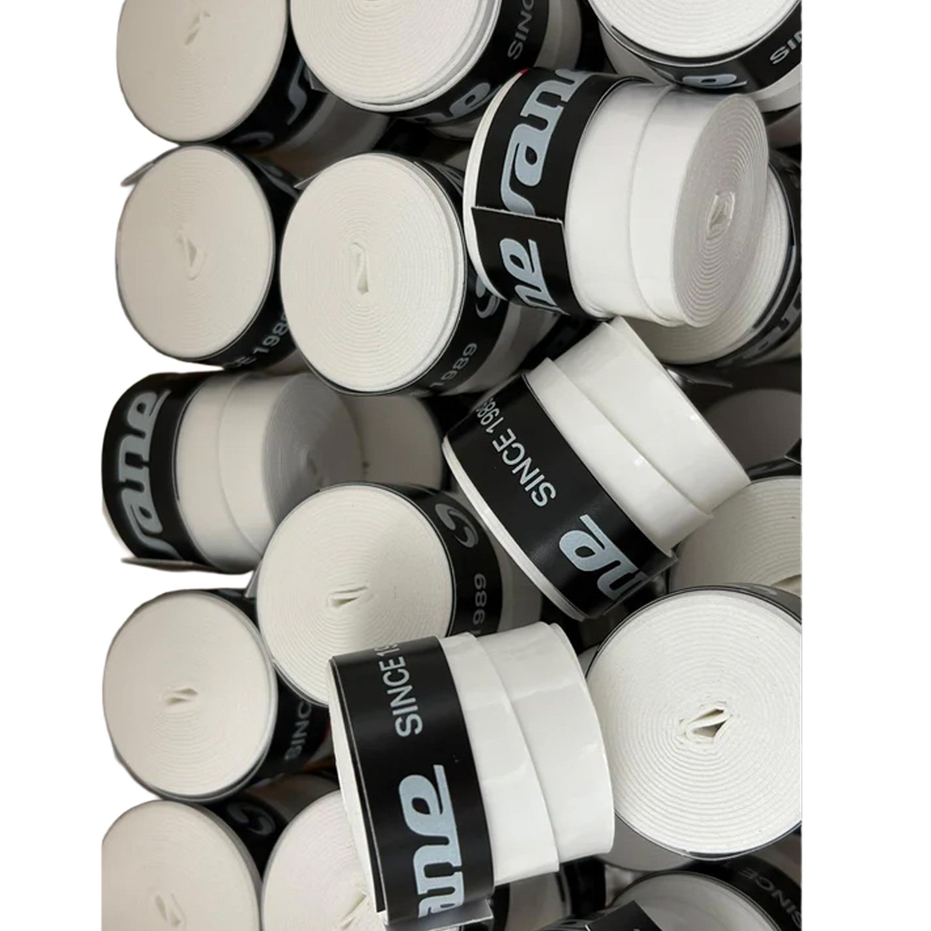 Caja De 45 Overgrips Sane Core Lisos Blancos
