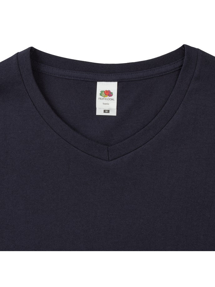 Camiseta Fruit Of The Loom Iconic 150 V-Neck T