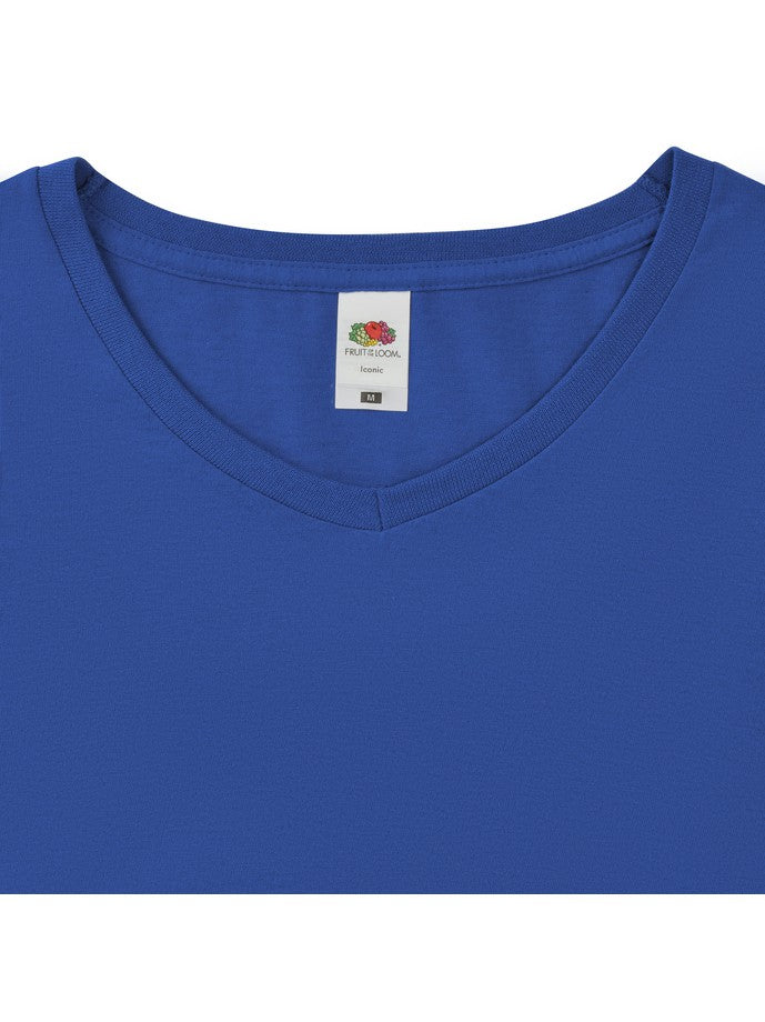 Camiseta Fruit Of The Loom Iconic 150 V-Neck T