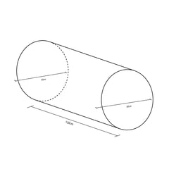 Figura Cilindro 120X30Cm Ø