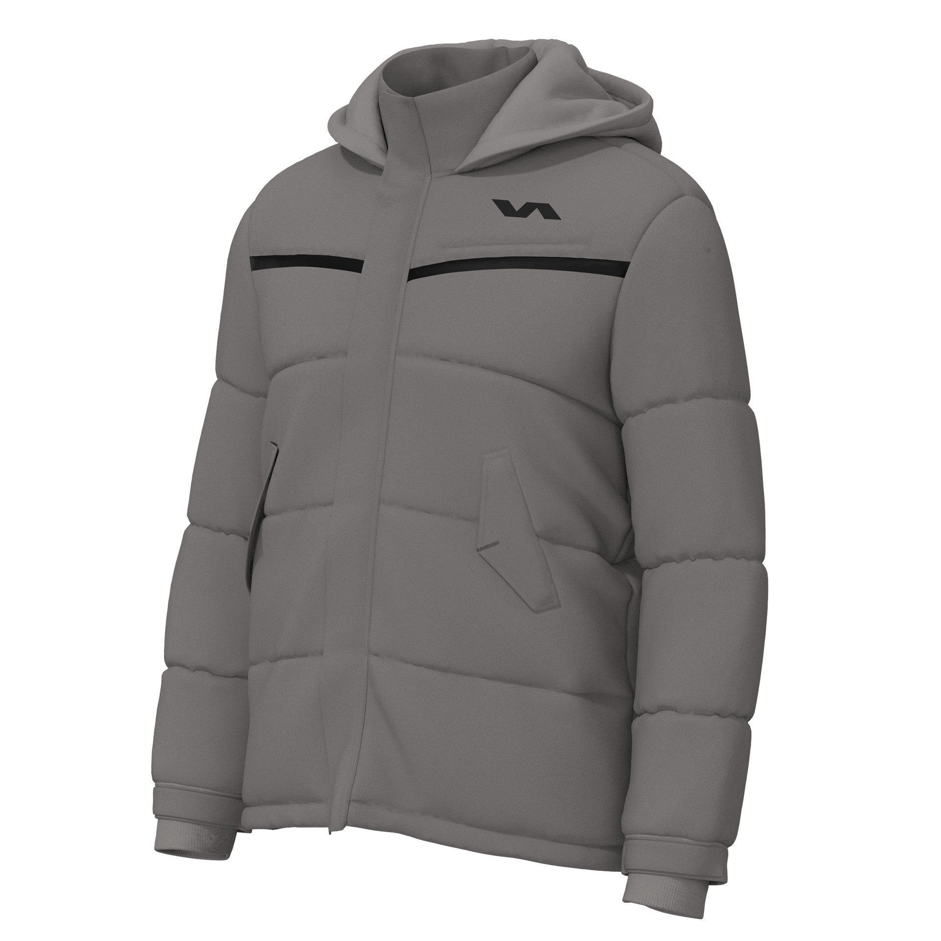 Abrigo Varlion Basic Niki Winter - Gris / S
