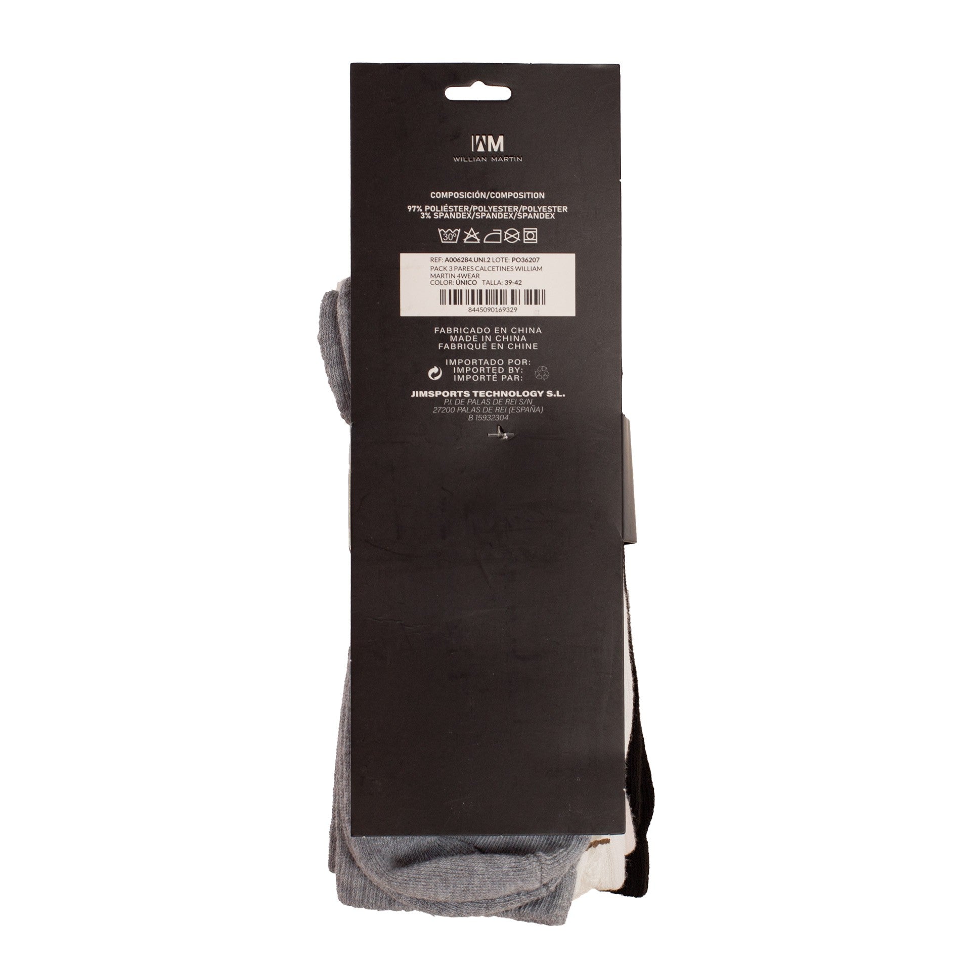 Pack De 3 Pares De Calcetines William Martin 4Wear
