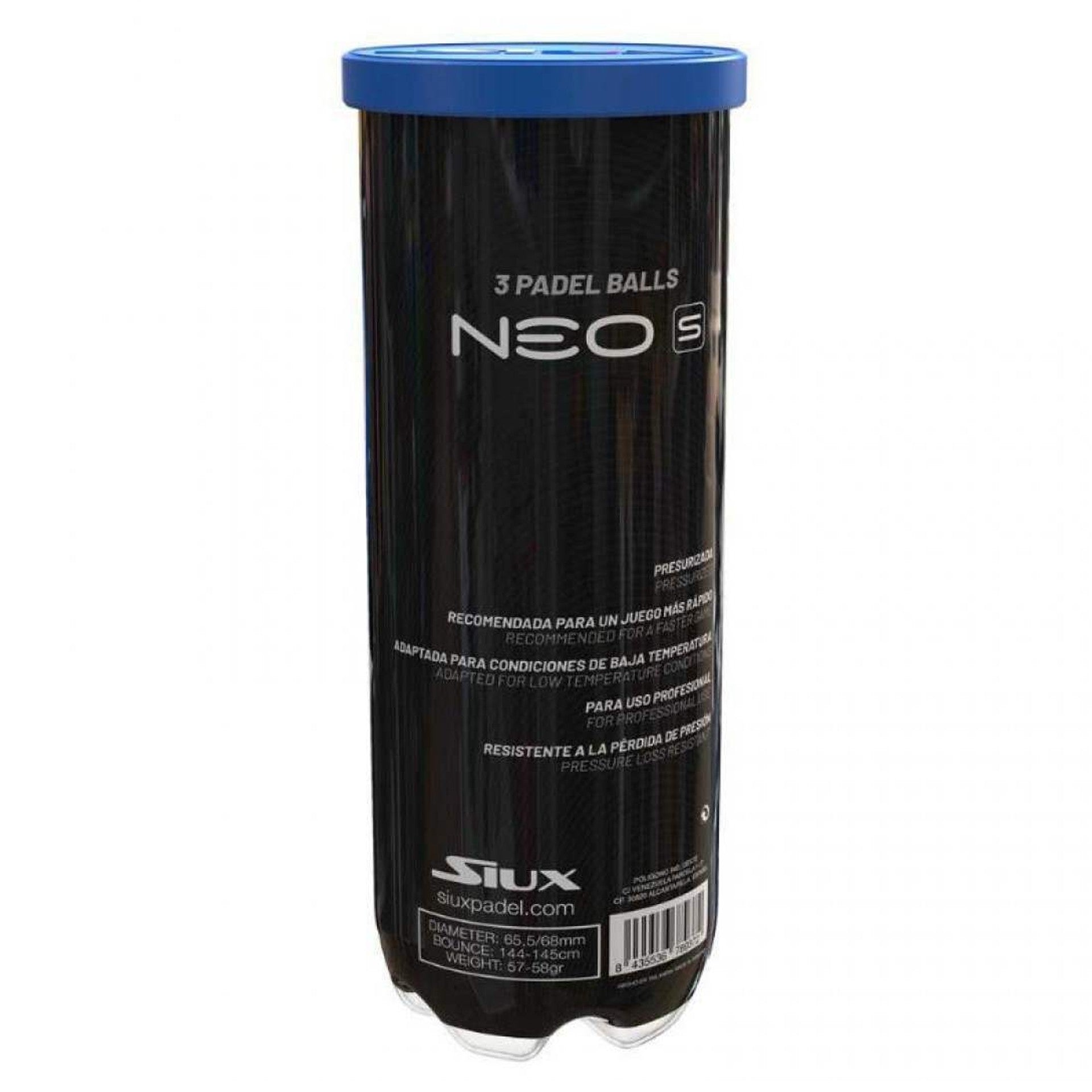 Bote 3 Pelotas De Pádel Siux Neo Speed