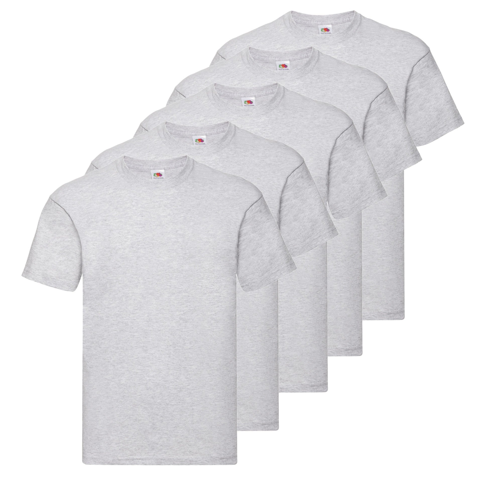 Pack De 5 Camisetas Fruit Of The Loom Original T