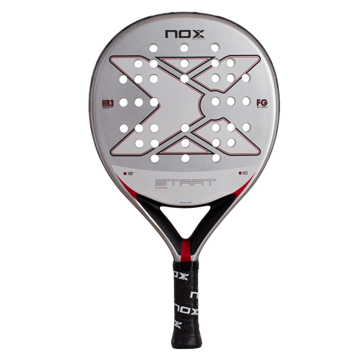 Pala De Pádel Nox Start Grey Ex Js