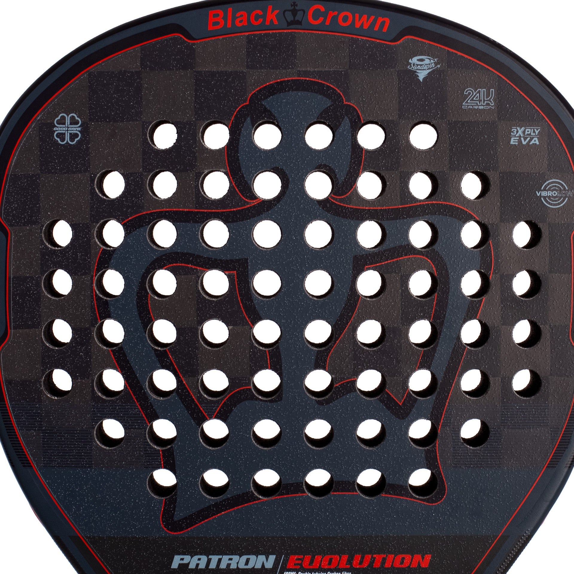Pala De Pádel Black Crown Patron Evolution