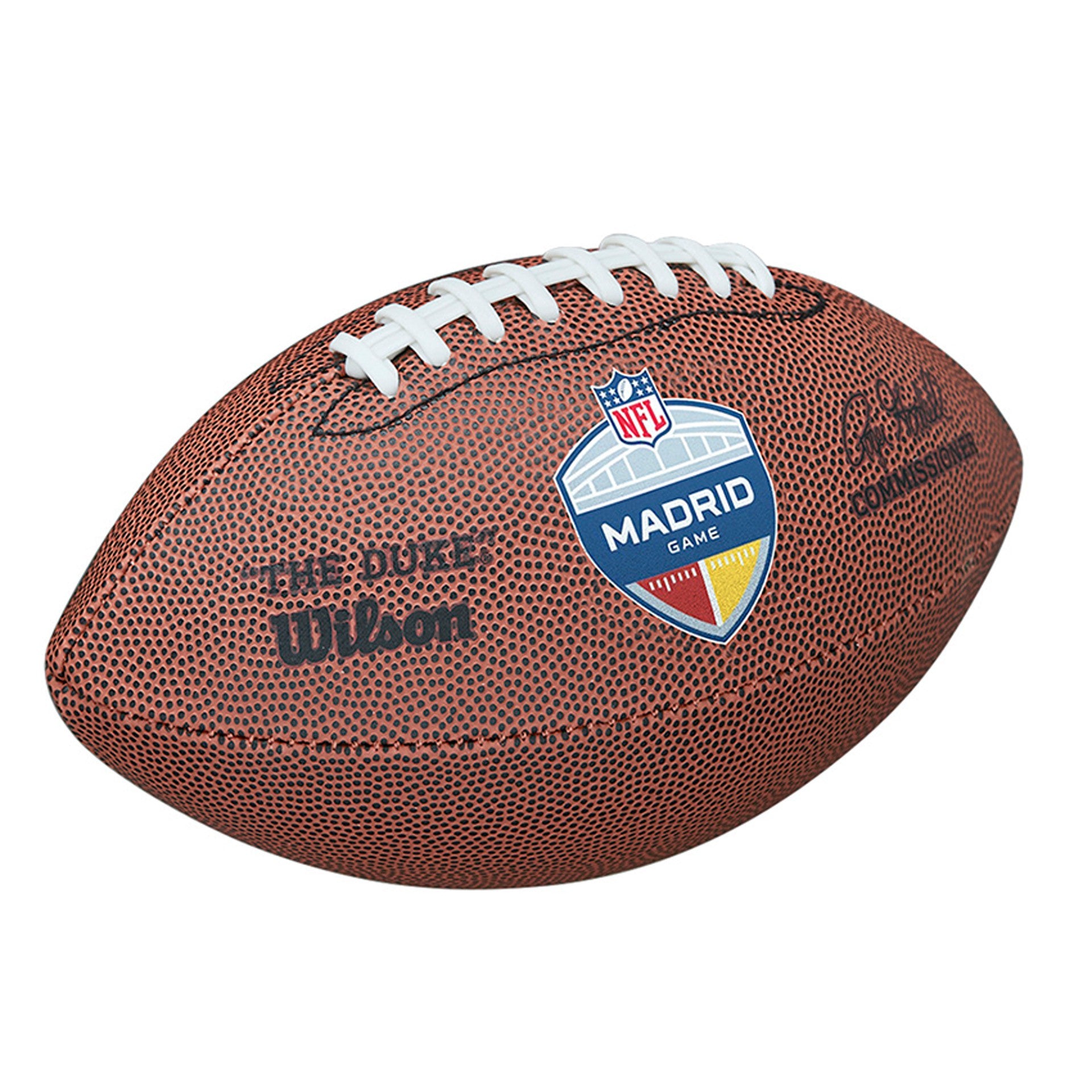 Balón De Fútbol Americano Wilson Madrid Duke Replica Mini