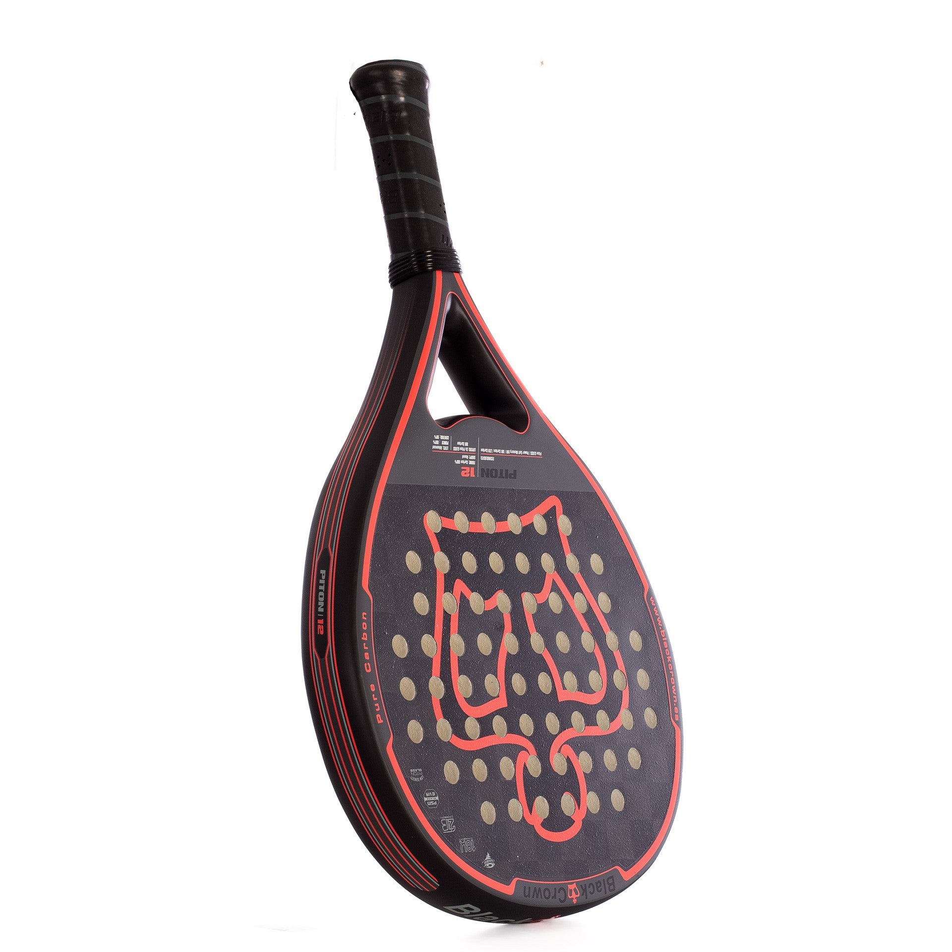 Pala De Pádel Black Crown Piton 12