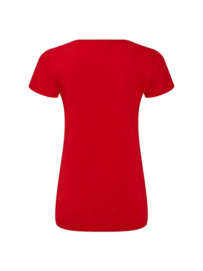 Camiseta Fruit Of The Loom Ladies Iconic 150 V-Neck T