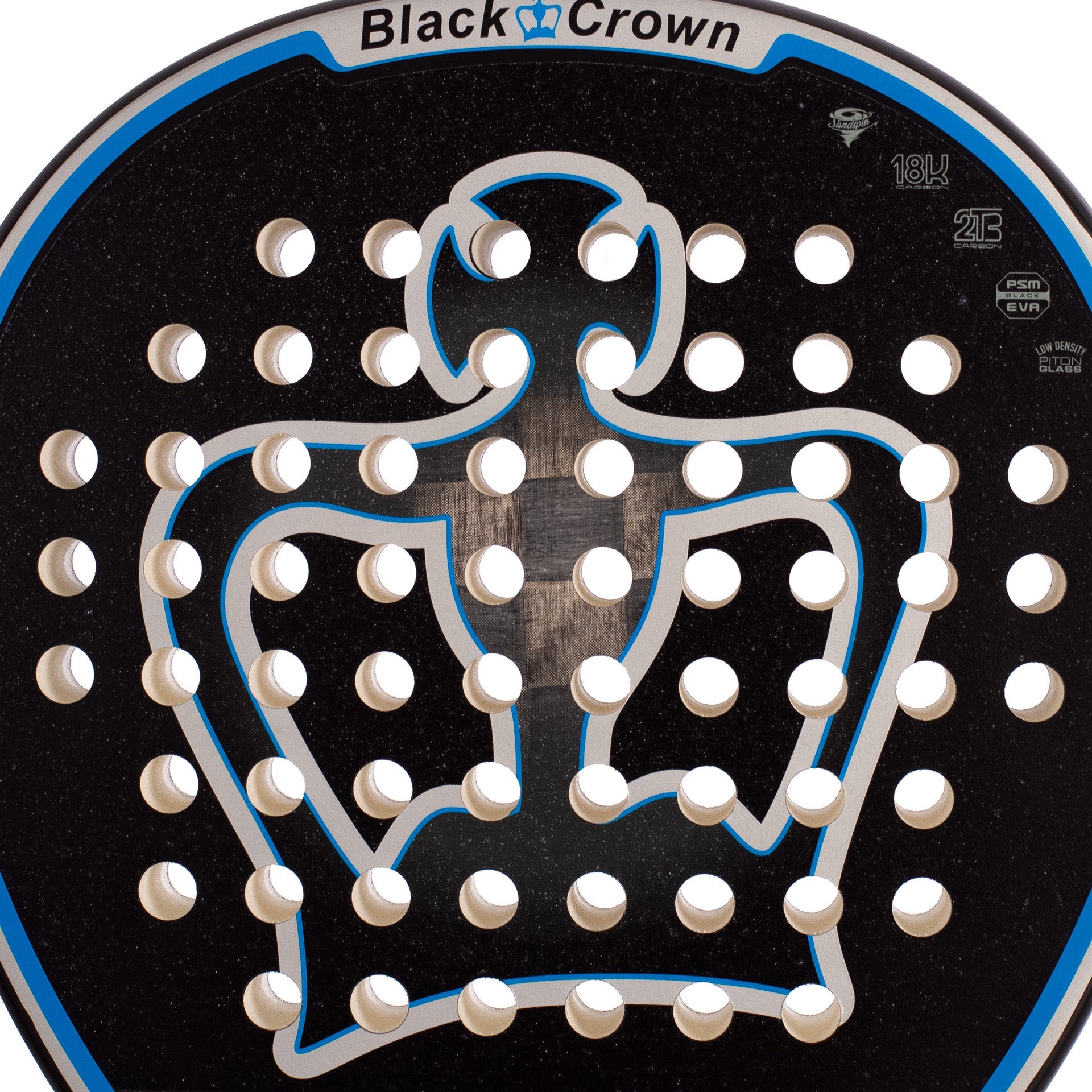Pala De Pádel Black Crown Piton 12 Silver