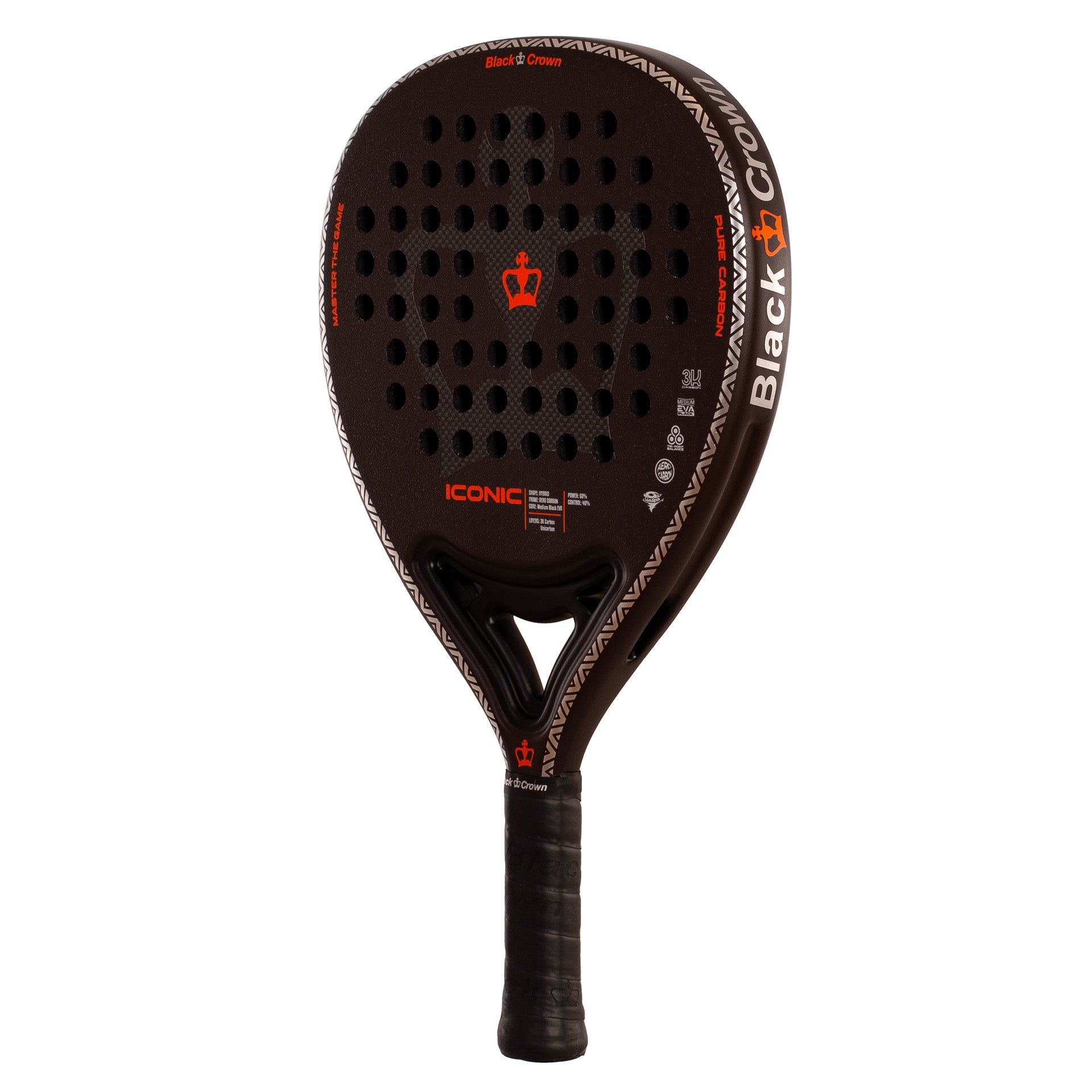 Pala De Pádel Black Crown Iconic