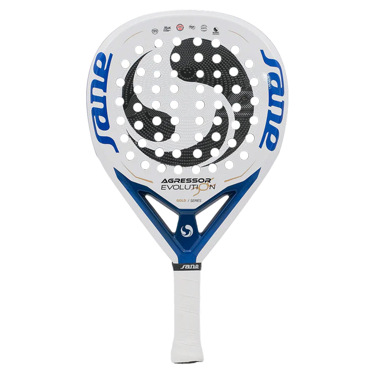 Pala De Pádel Sane Agressor Evolution Gold