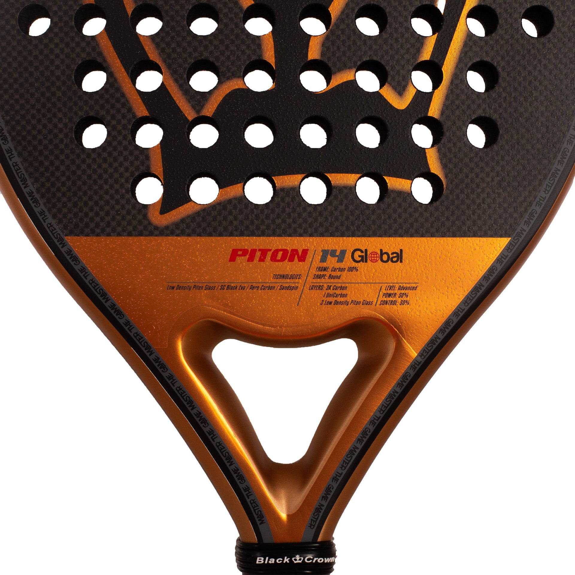 Pala De Pádel Black Crown Piton 14 Global