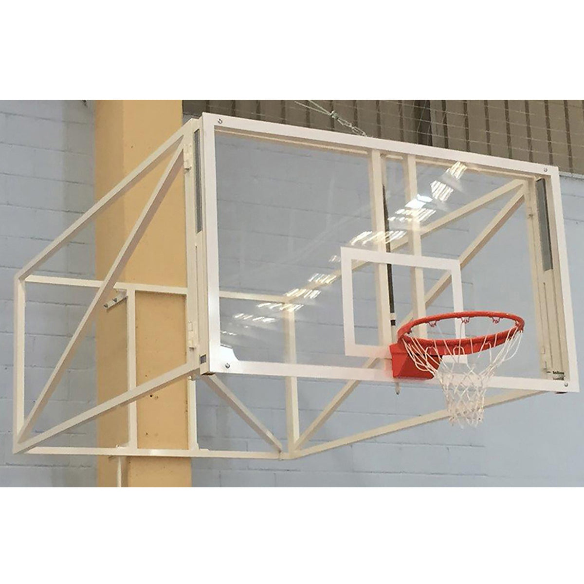 Jgo Canastas Baloncesto Abatibles -Sin Tablero,Aro-