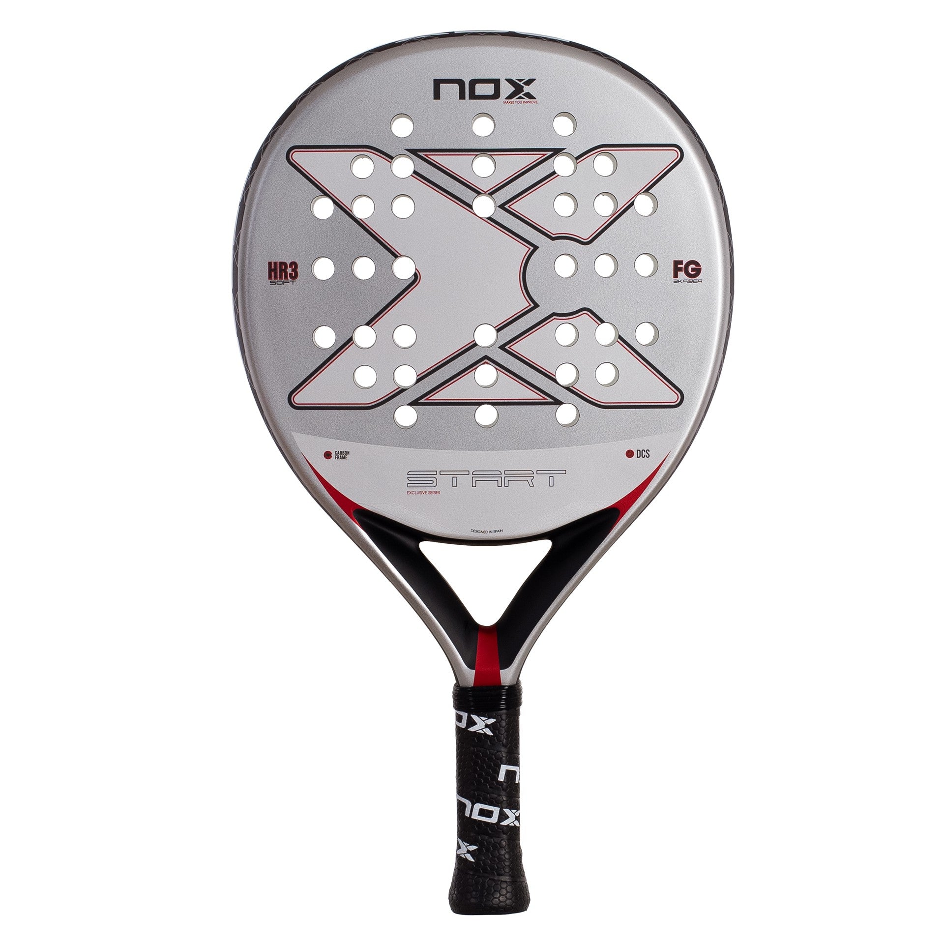 Pala De Pádel Nox Start Grey Ex Js