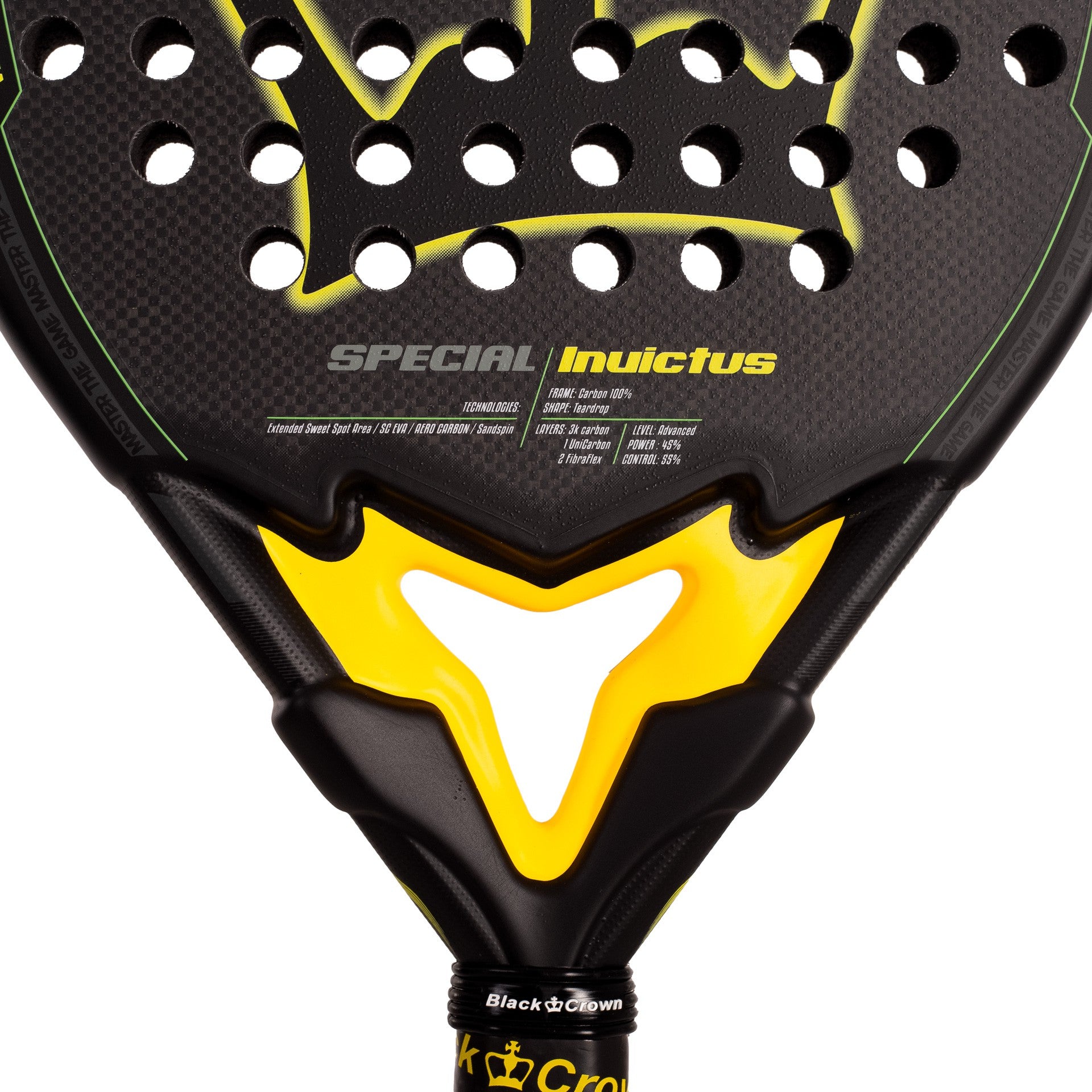 Pala De Pádel Black Crown Special Invictus
