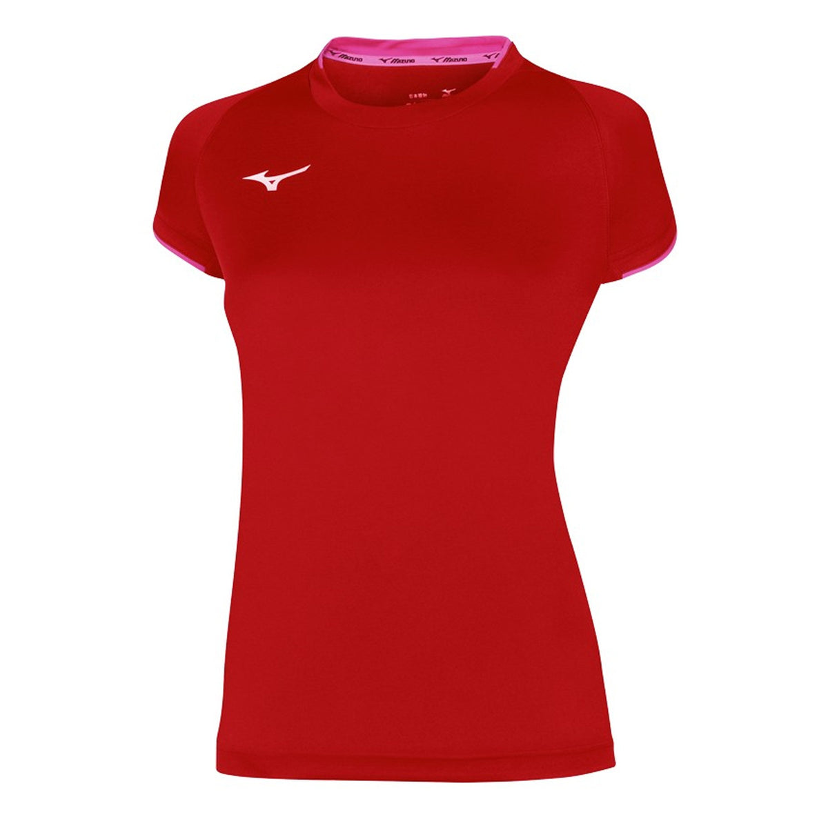 Camiseta De Mujer Mizuno Sleeve - Rojo / S
