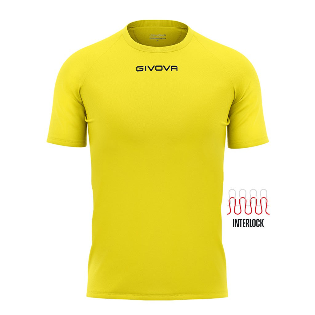 Camiseta Givova Capo - Amarillo / 4Xs