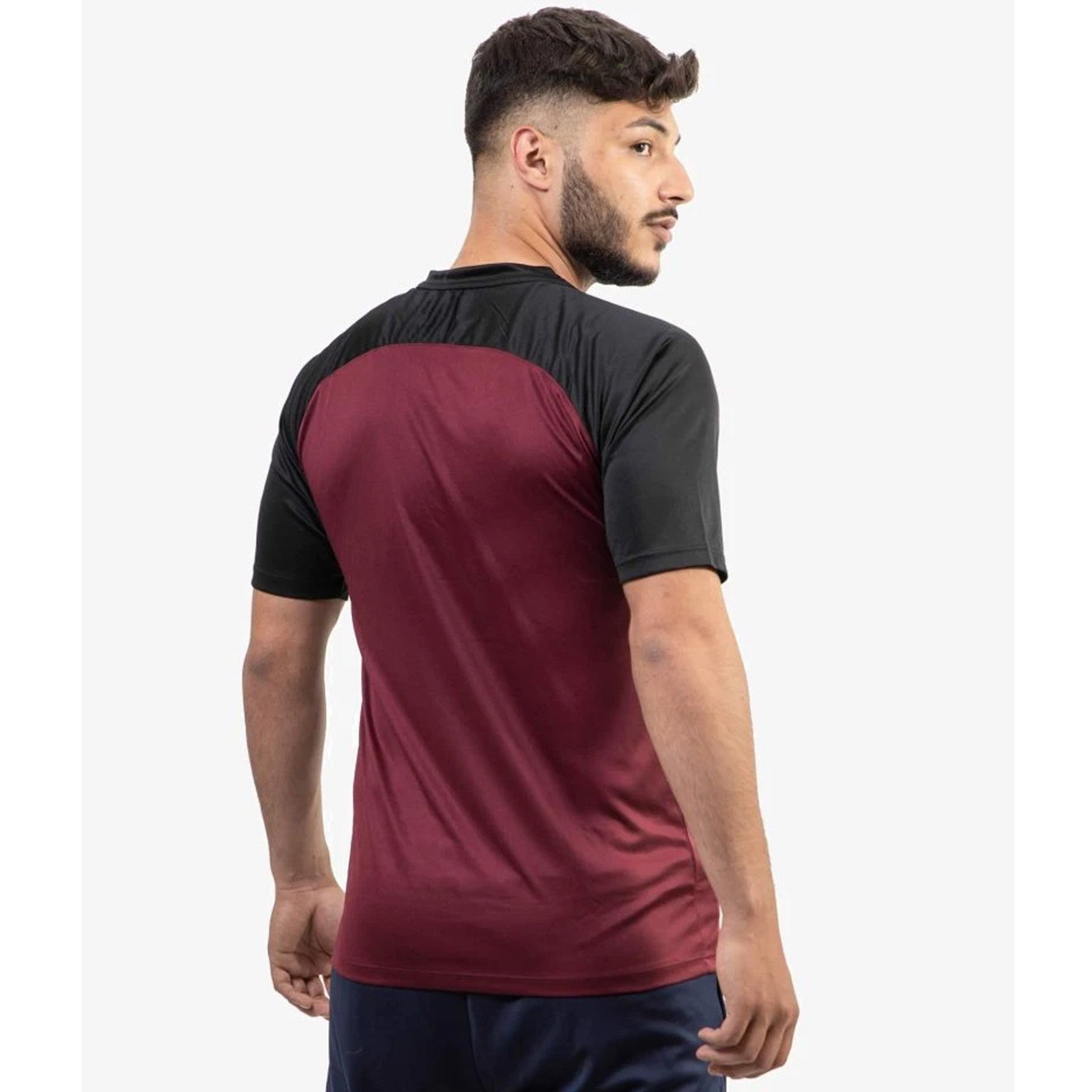 Camiseta Givova Capo - Granate/Negro / 4Xs
