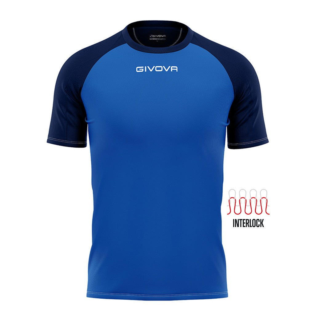 Camiseta Givova Capo - Royal/Marino / 4Xs