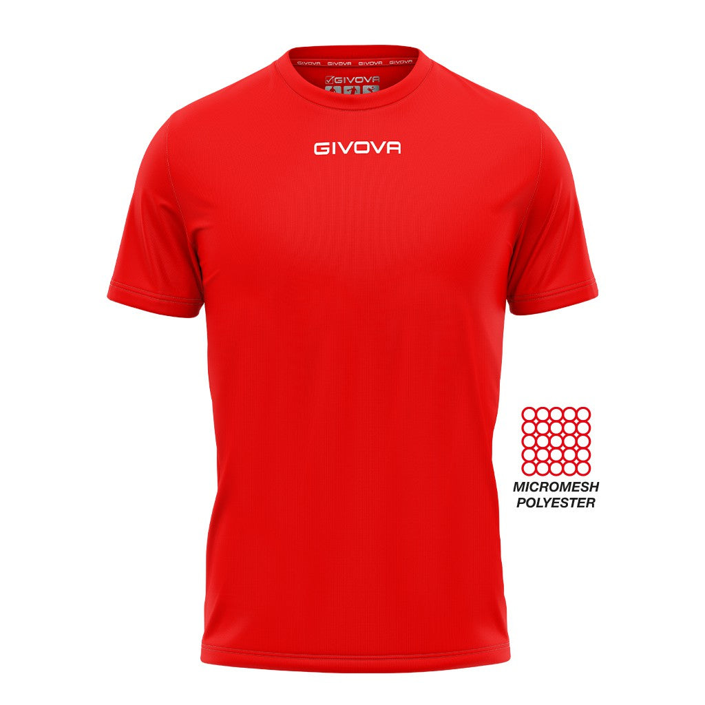 Camiseta Givova One Microperforada - Rojo / 3Xs
