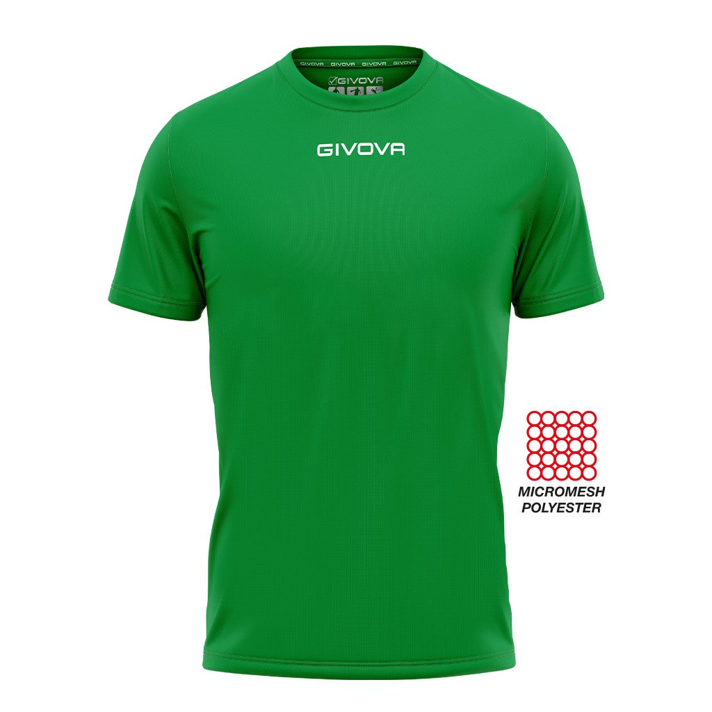 Camiseta Givova One Microperforada - Verde / 3Xs