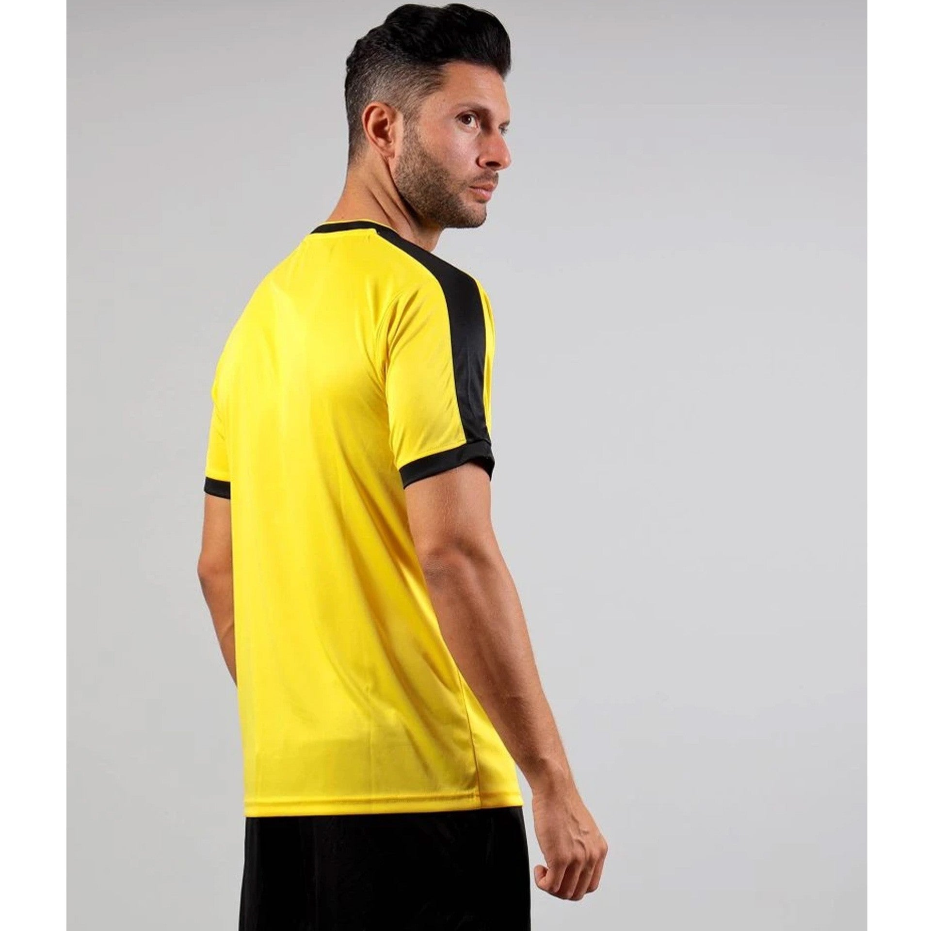 Camiseta Givova Revolution - Amarillo/Negro / Xxs