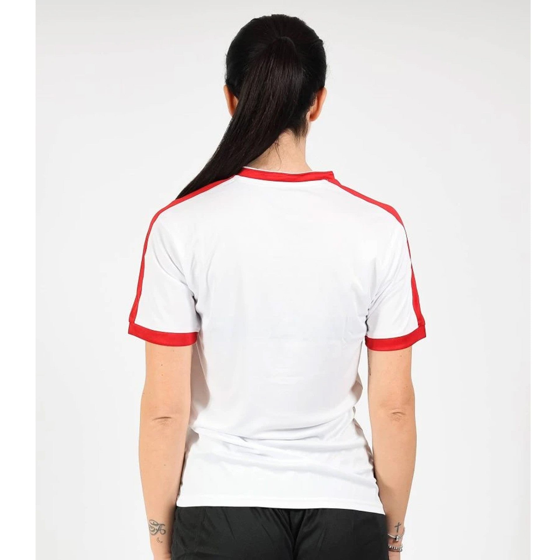 Camiseta Givova Revolution - Blanco/Rojo / Xxs