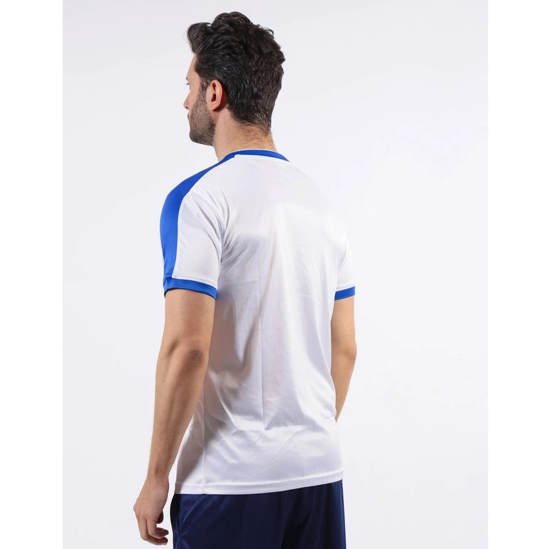 Camiseta Givova Revolution - Blanco/Royal / Xxs