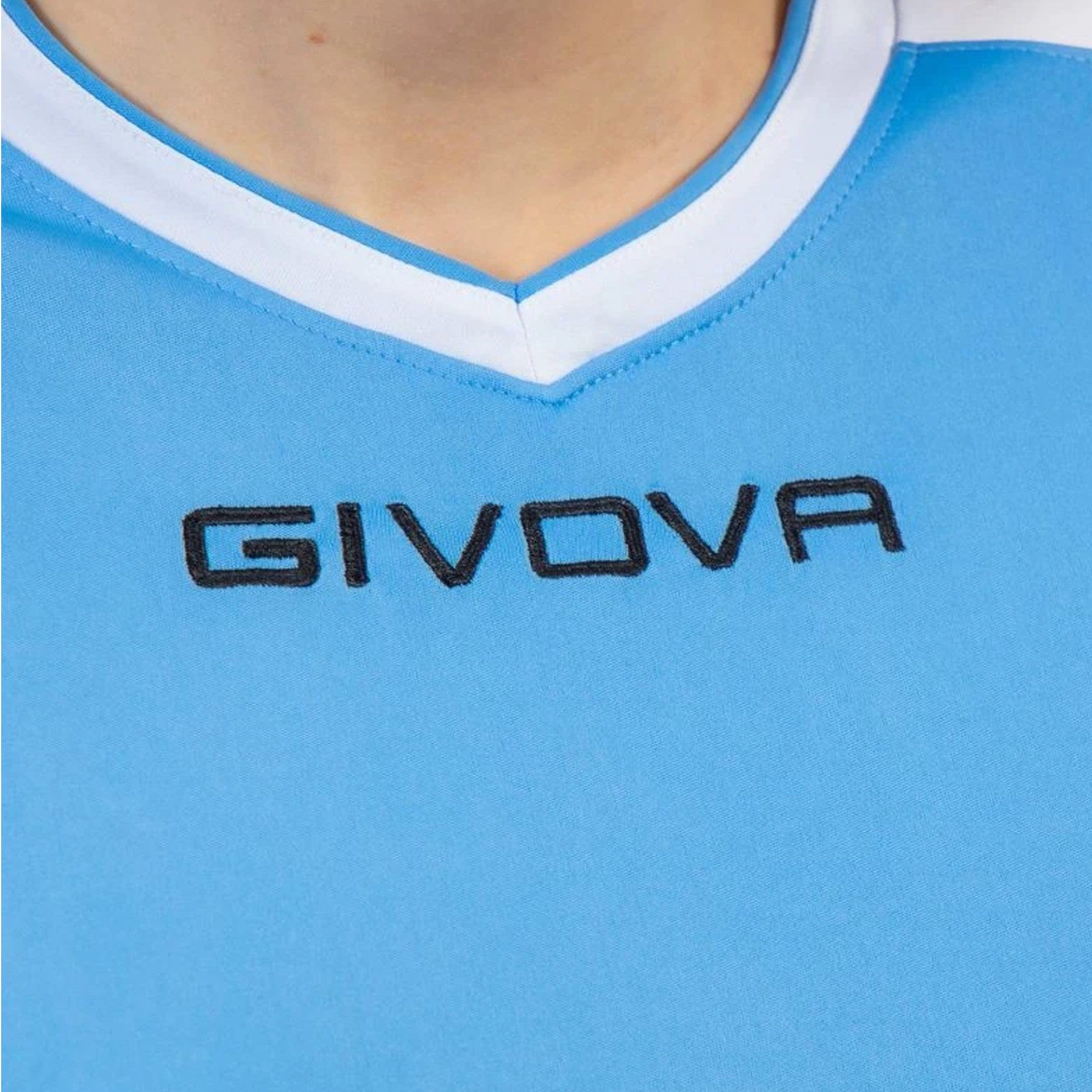 Camiseta Givova Revolution - Celeste/Blanco / Xxs