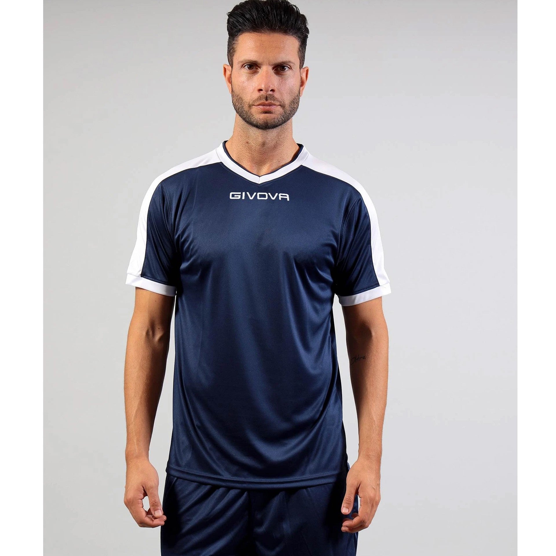 Camiseta Givova Revolution - Marino/Blanco / Xxs