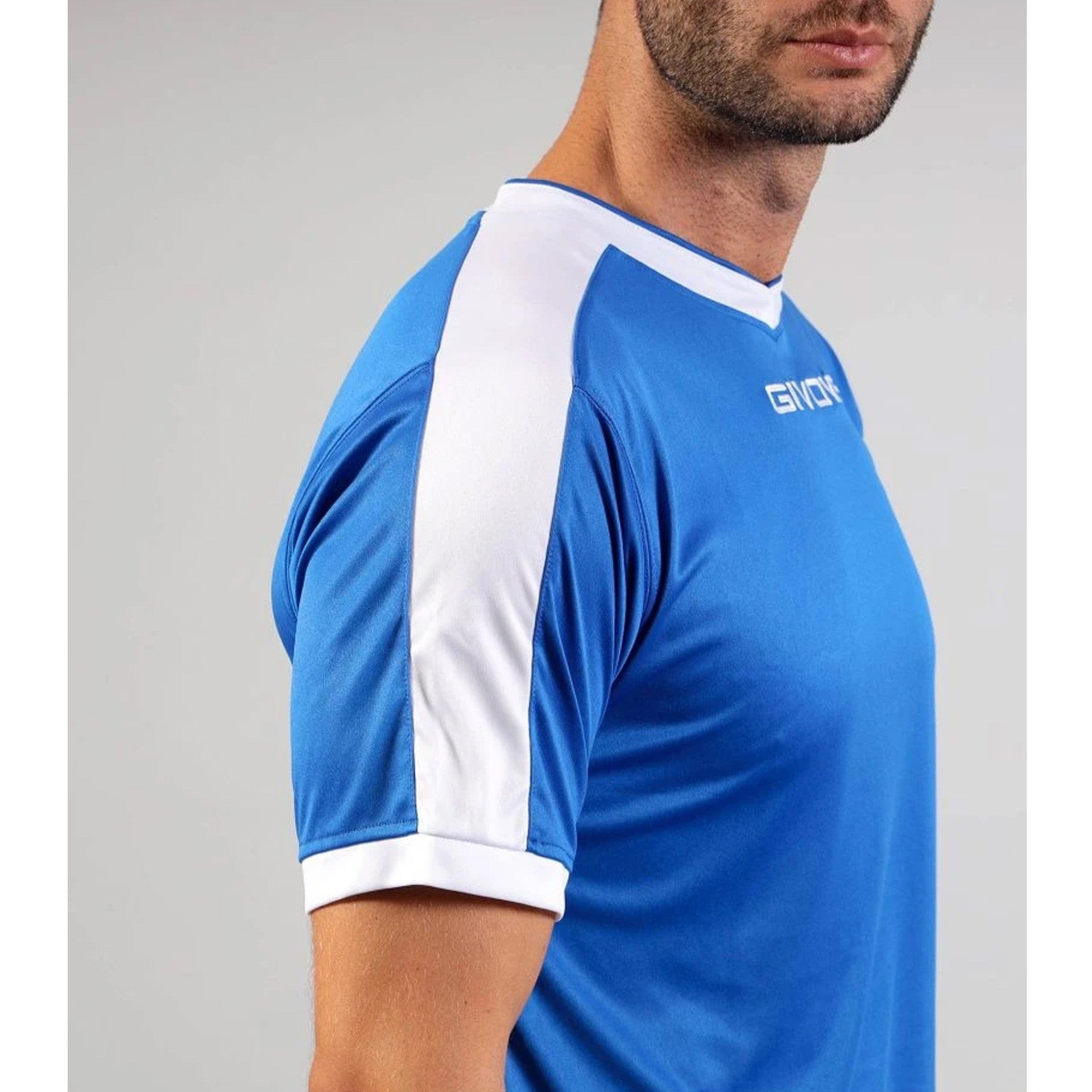 Camiseta Givova Revolution - Royal/Blanco / Xxs