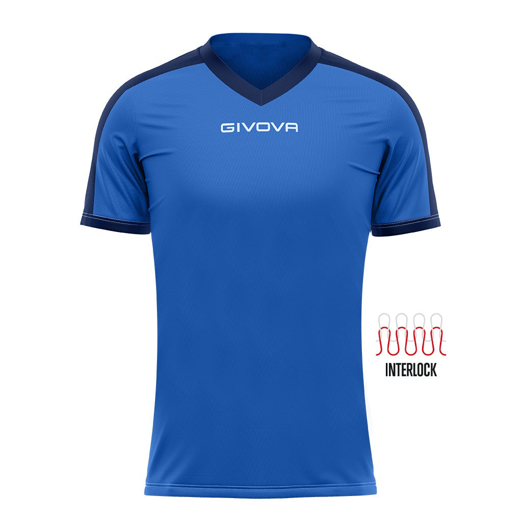 Camiseta Givova Revolution - Royal/Marino / Xxs
