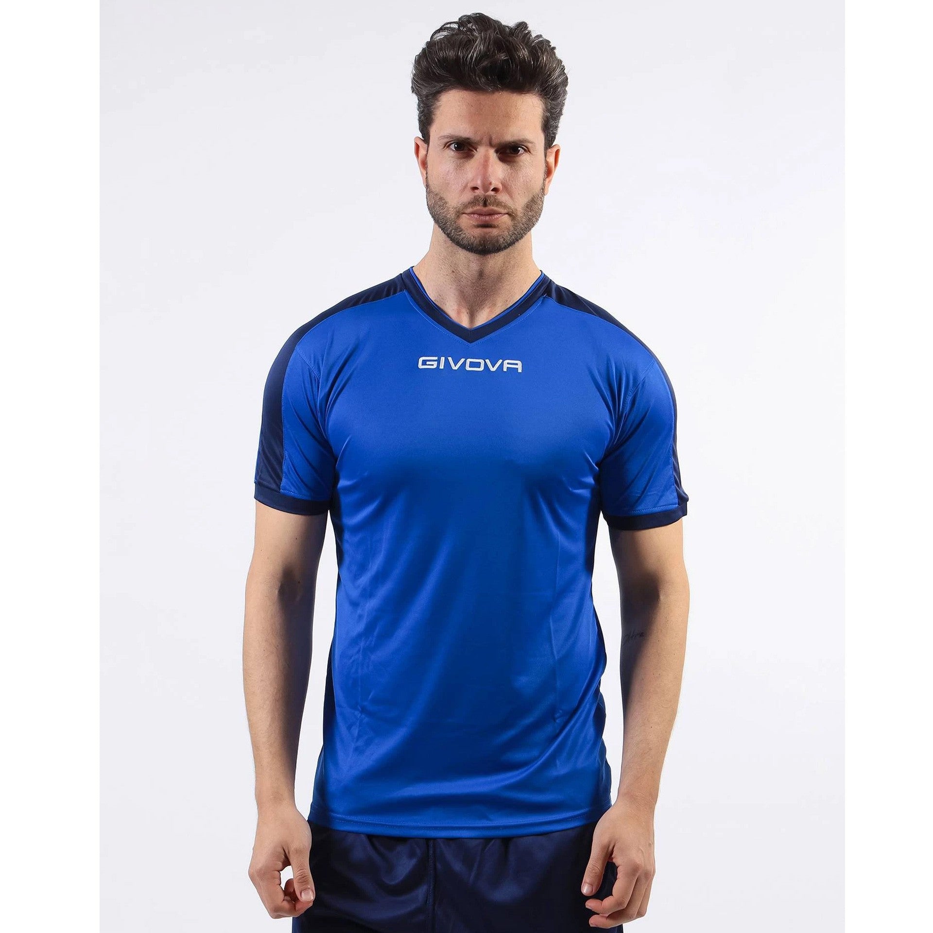 Camiseta Givova Revolution - Royal/Marino / Xxs