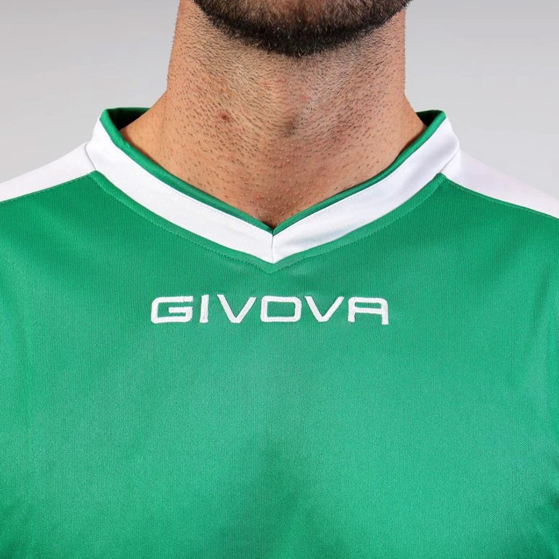 Camiseta Givova Revolution - Verde/Blanco / Xxs