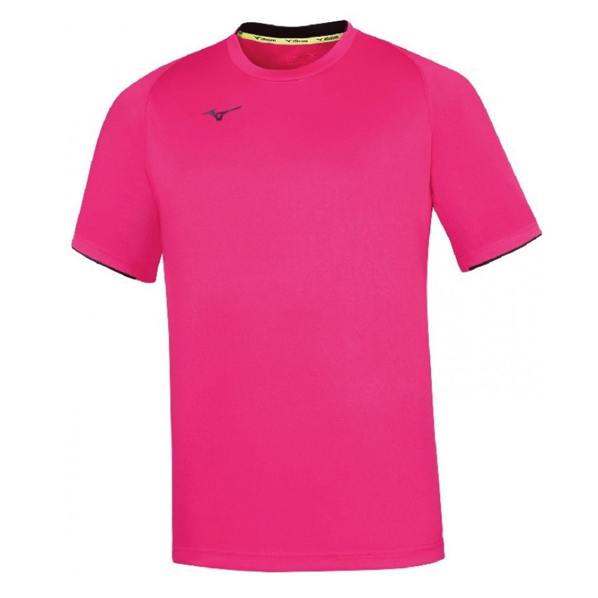Camiseta Mizuno Sleeve Junior - Rosa Flúor / S