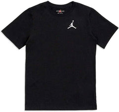 Camiseta Nike Jordan Con Jumpman Bordado - Negro / 12 Años