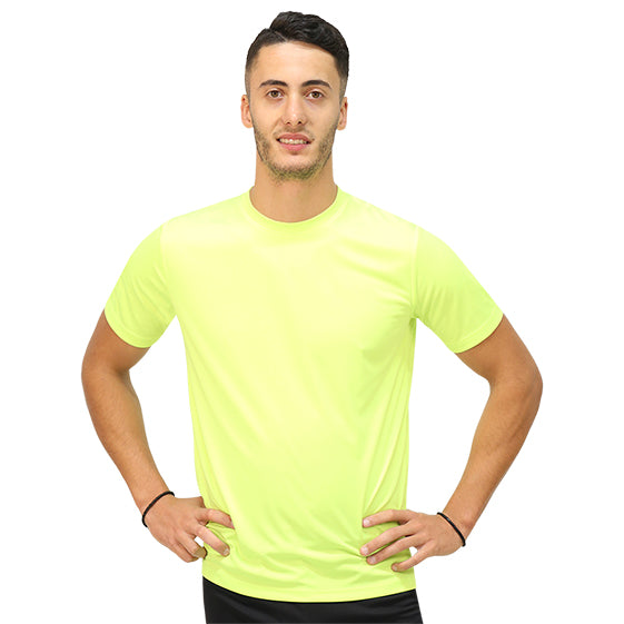 Camiseta Softee Propulsion Adulto - Amarillo Flúor / S