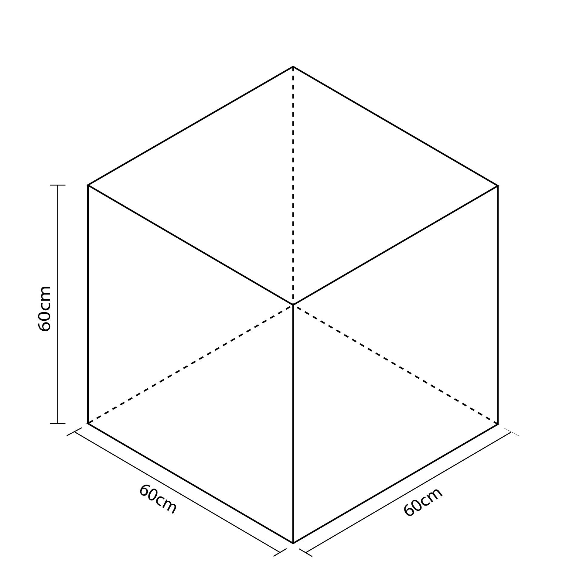 Figura Cuadrado 60Cm