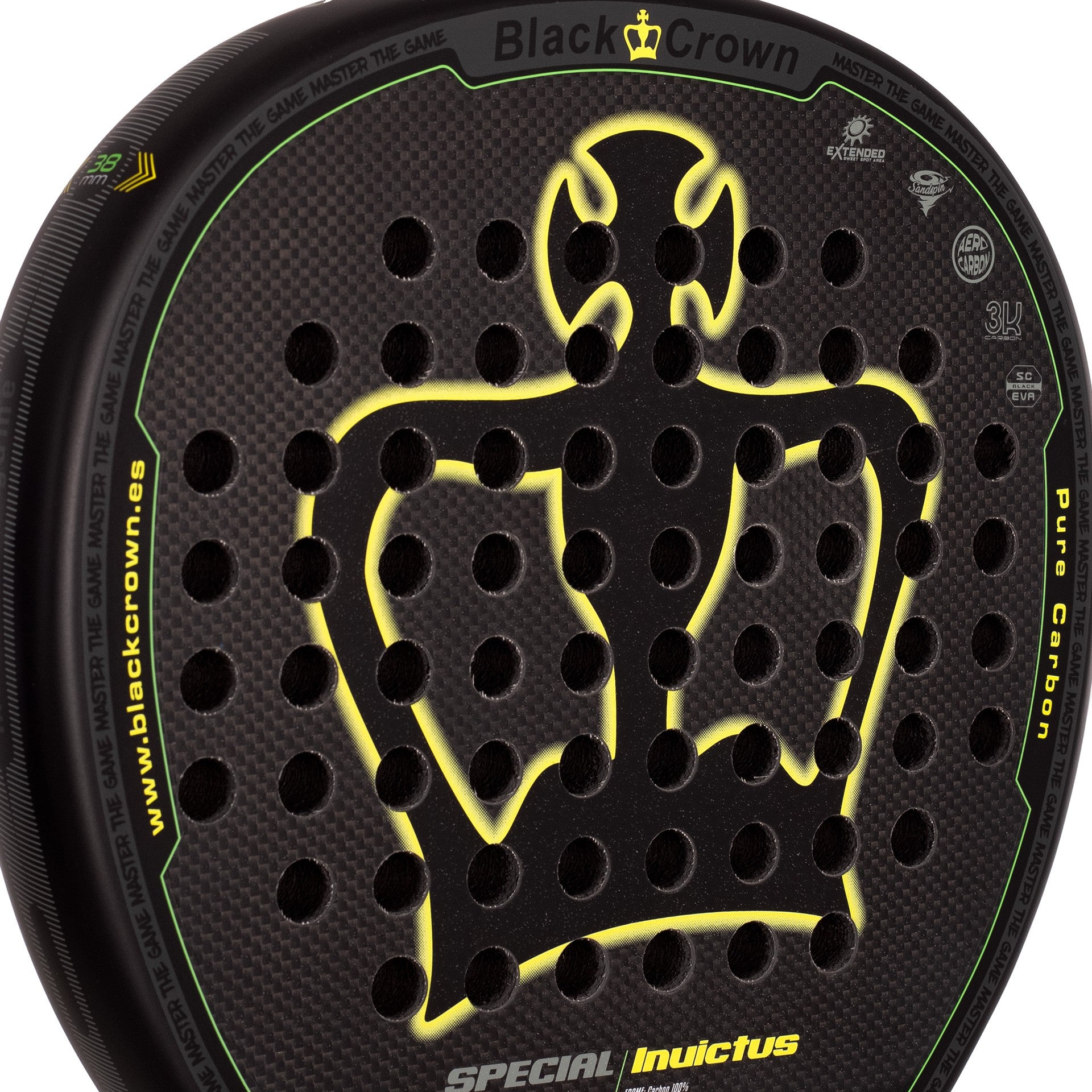 Pala De Pádel Black Crown Special Invictus