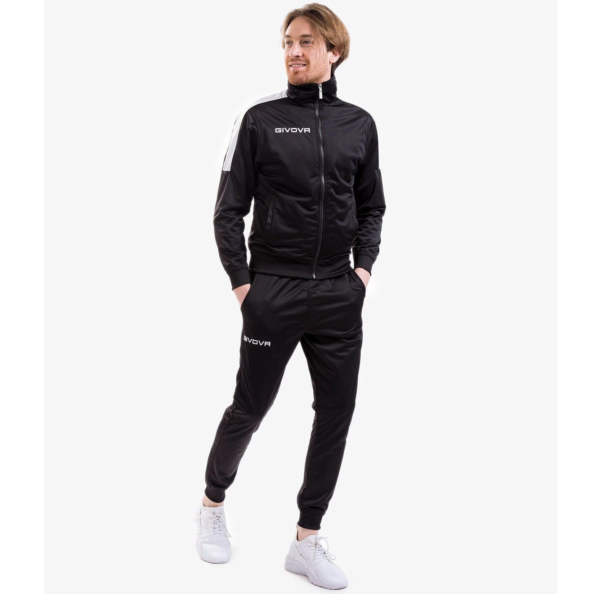 Chándal Givova Tuta Revolution - Negro/Blanco / Xs