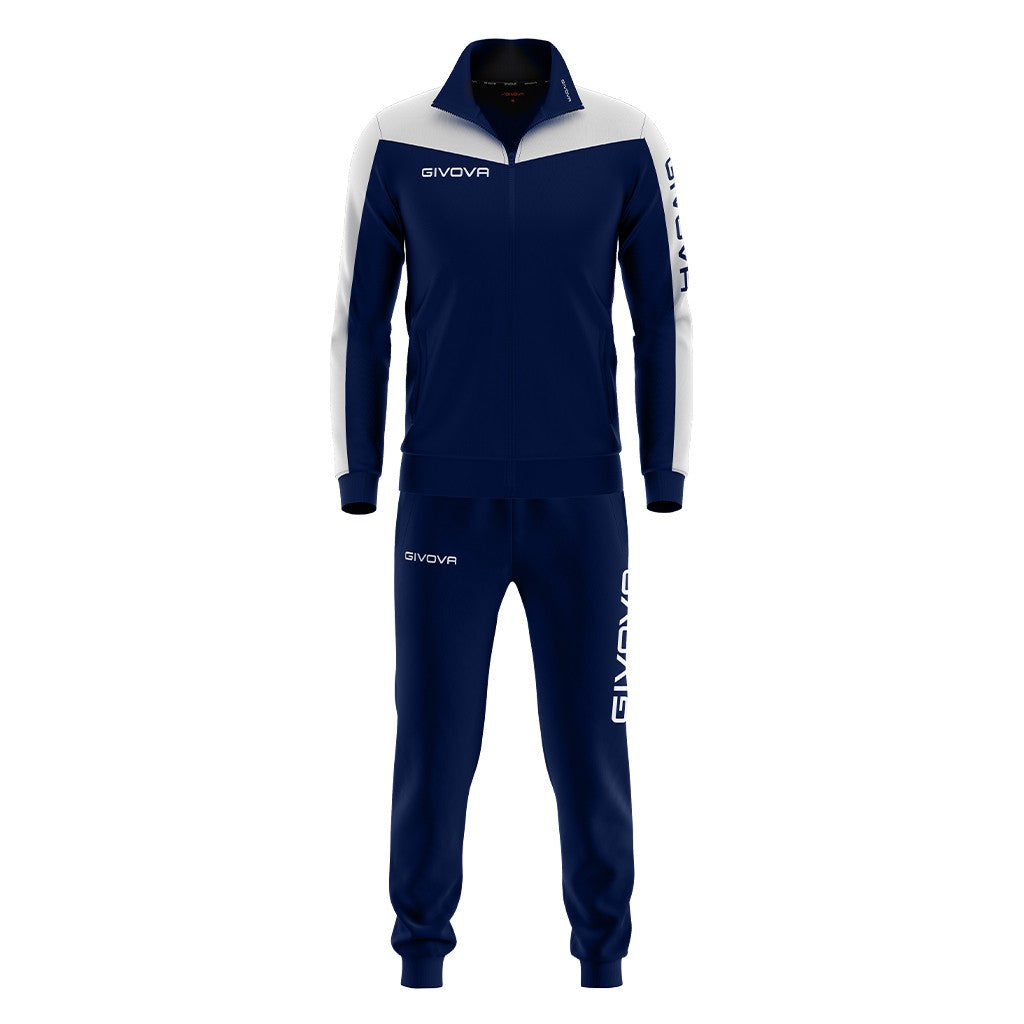 Chándal Givova Tuta Roma - Azul/Blanco / Xs