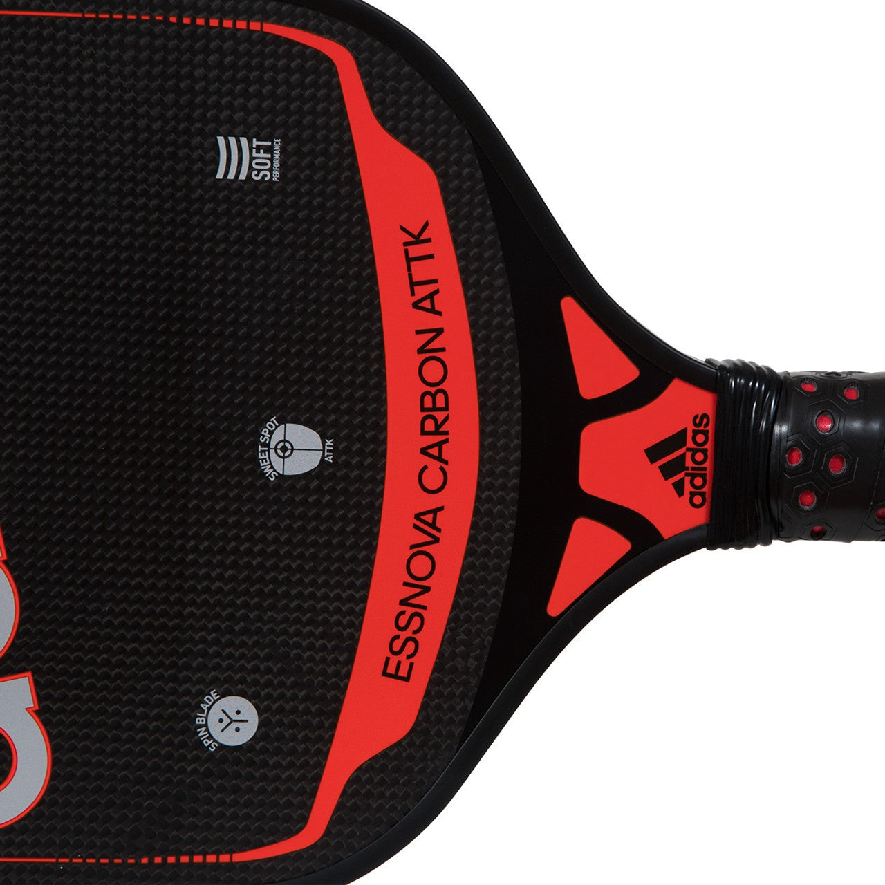 Pala Pickleball Adidas Essnova Carbon Attk Red