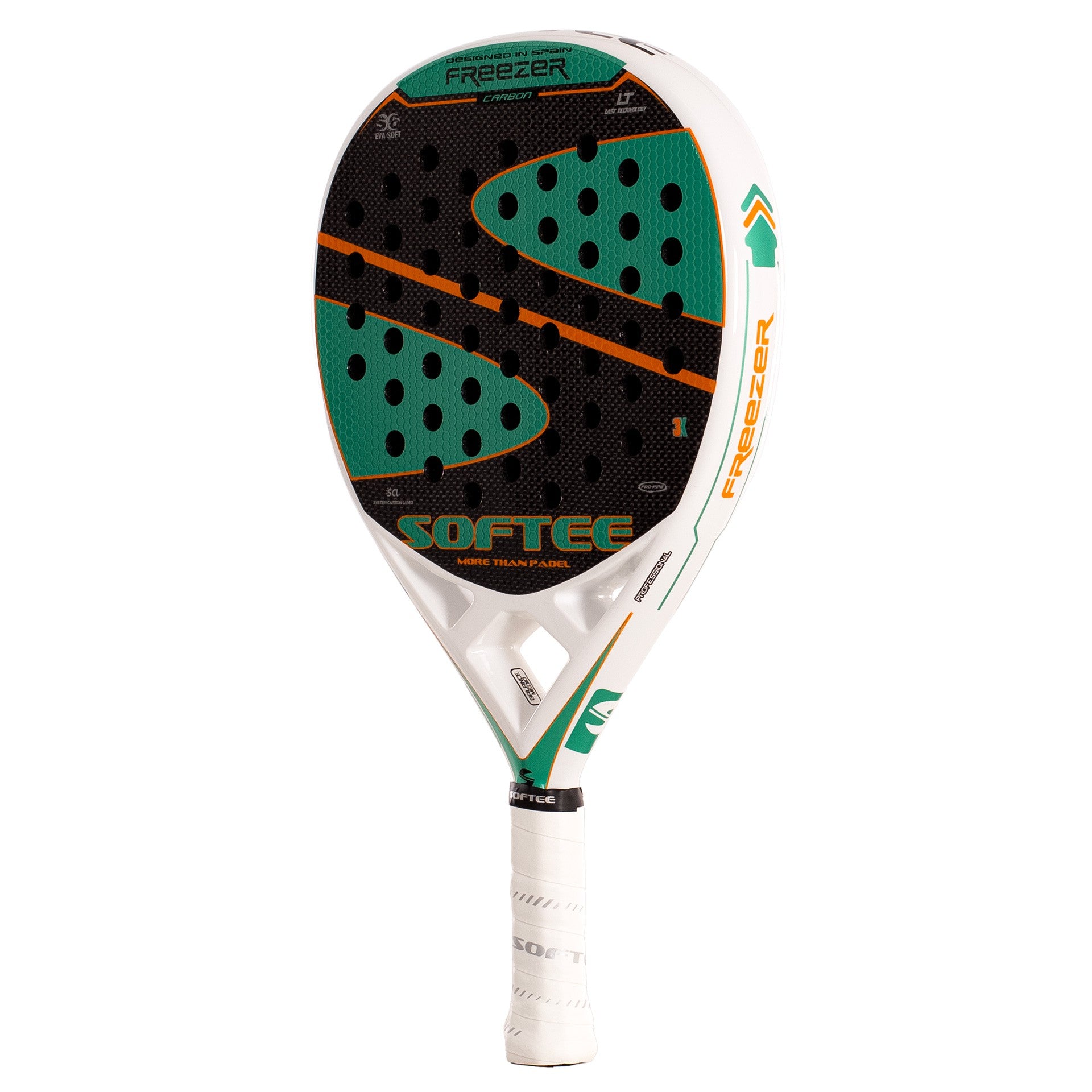 Pala Pádel Softee Freezer Carbon 3K Verde Sft