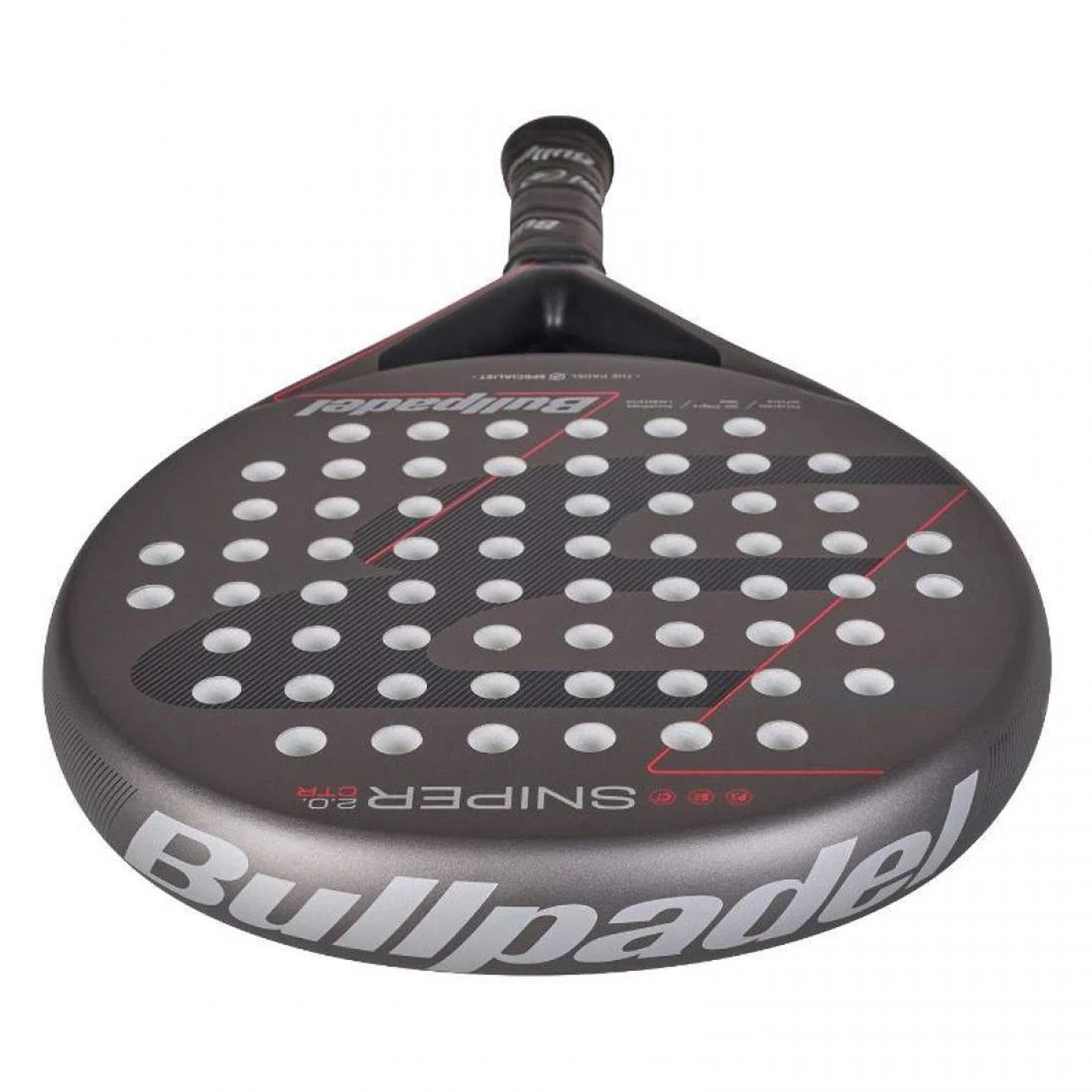 Pala Pádel Bullpadel Sniper 2.0 Control Gris Oscuro 2026