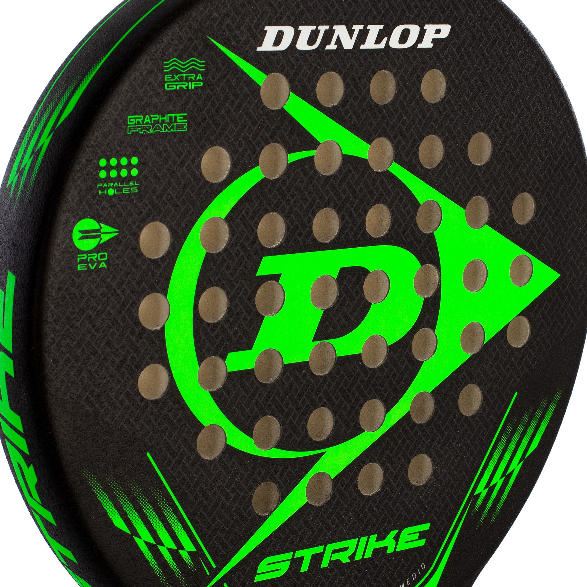 Pala Pádel Dunlop Strike Green