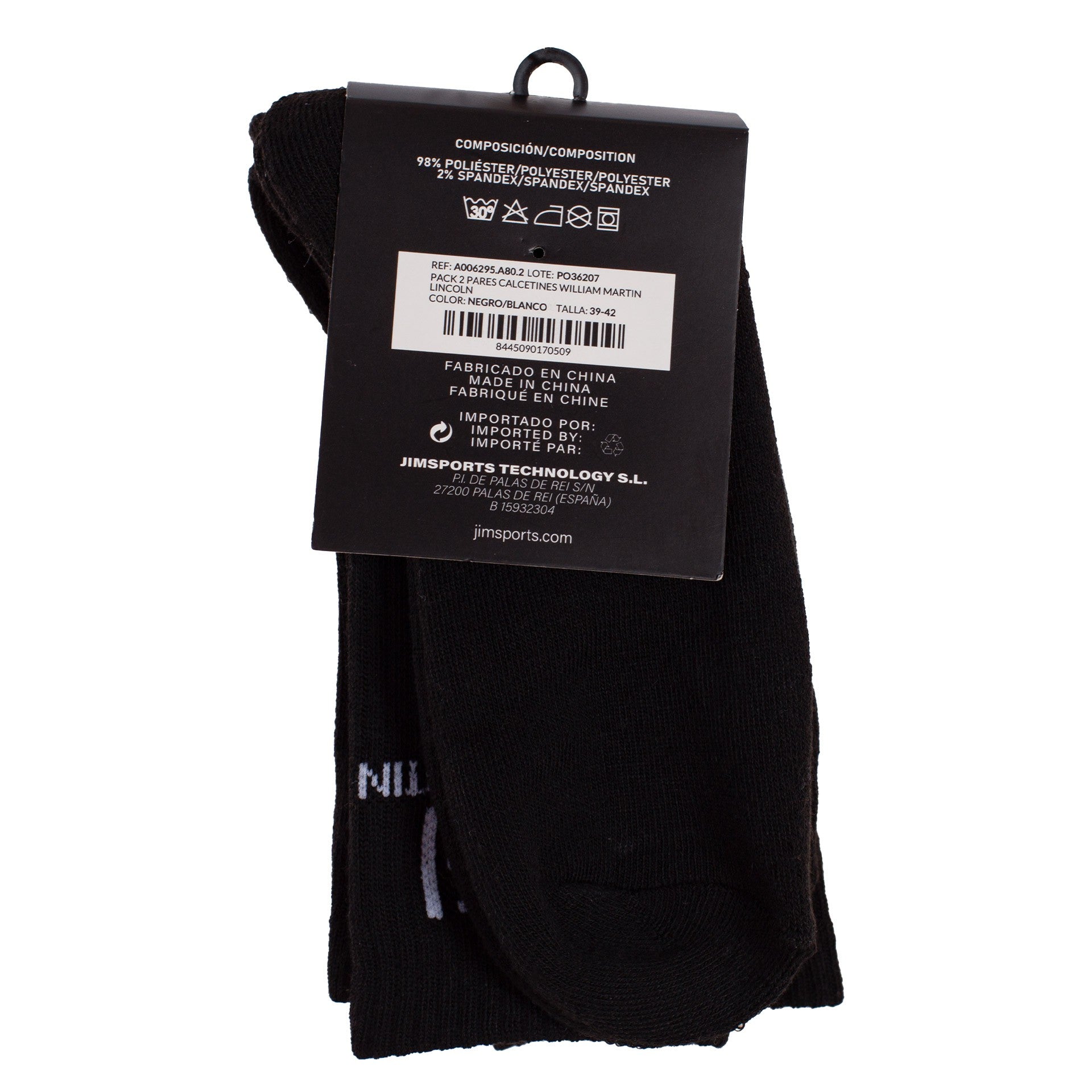 Pack De 2 Pares De Calcetines William Martin Lincoln