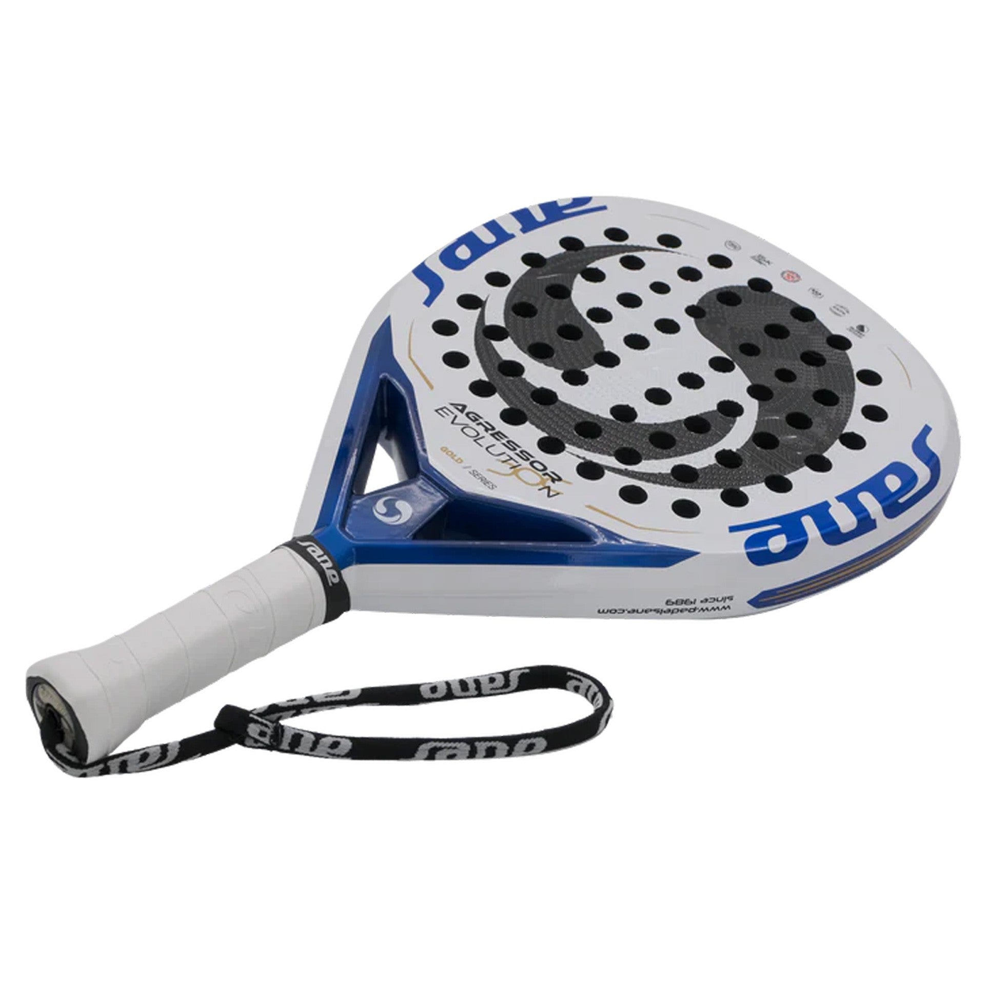 Pala De Pádel Sane Agressor Evolution Gold