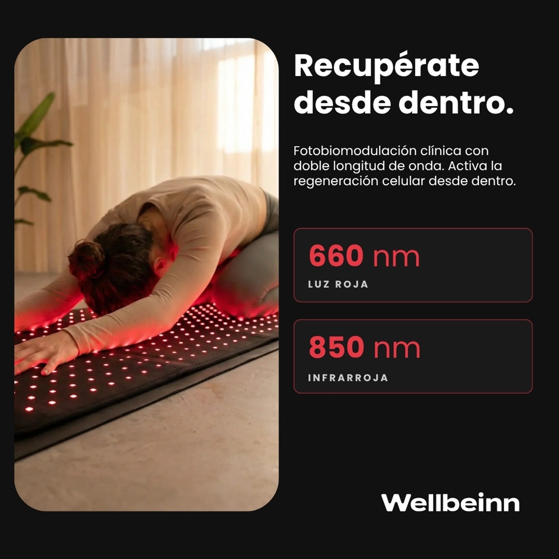 Esterilla De Luz Roja - Redinn Mat